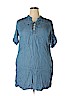 Philosophy Republic Clothing 100% Tencel Lyocell Blue Casual Dress Size XL - photo 1