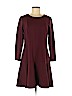 Ann Taylor Burgundy Casual Dress Size 10 (petite) - photo 1