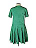Topshop Boutique 100% Silk Green Casual Dress Size 4 - photo 2