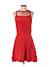 Parker 100% Silk Red Cocktail Dress Size XS - photo 1