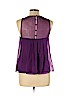 Rebecca Taylor 100% Silk Purple Sleeveless Silk Top Size 10 - photo 2
