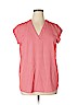 Hilary Radley Orange Short Sleeve Blouse Size XL - photo 1