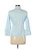 Brooks Brothers 100% Cotton Blue 3/4 Sleeve Button-Down Shirt Size 4 (petite) - photo 2