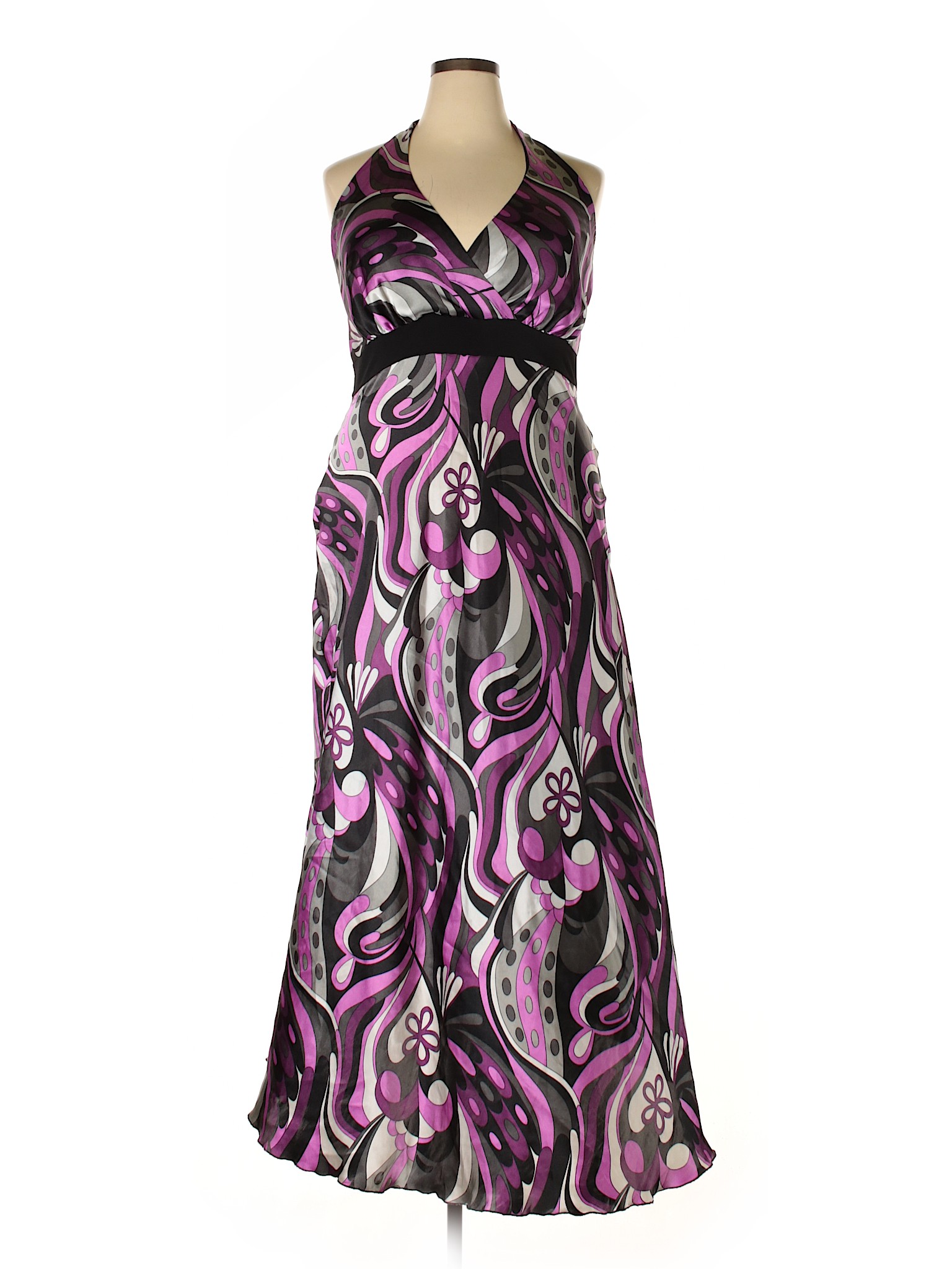 Ashley Stewart Women Purple Cocktail Dress 18 Plus | eBay