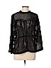 Point Sur Black Long Sleeve Blouse Size 6 - photo 1
