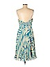 Carmen Marc Valvo 100% Polyester Blue Cocktail Dress Size 8 - photo 2