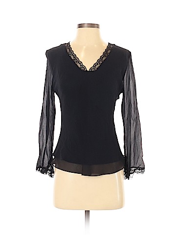 ICE Long Sleeve Silk Top (view 1)