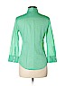 Theory 100% Cotton Green Long Sleeve Button-Down Shirt Size M - photo 2