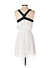 GB 100% Polyester White Casual Dress Size S - photo 2