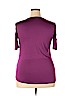 Unbranded Purple Short Sleeve Top Size XXL - photo 2