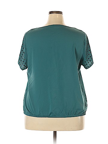 a.n.a. A New Approach Short Sleeve Blouse (view 2)
