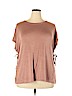 Ann Taylor LOFT Brown Short Sleeve Top Size XL - photo 1