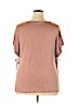 Ann Taylor LOFT Brown Short Sleeve Top Size XL - photo 2