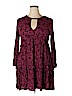 American Eagle Outfitters 100% Viscose Purple Casual Dress Size XL - photo 1