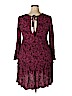 American Eagle Outfitters 100% Viscose Purple Casual Dress Size XL - photo 2