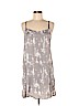 DKNY 100% Polyester Gray Casual Dress Size M - photo 1