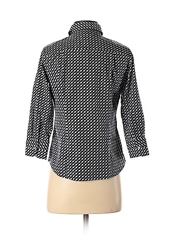 Talbots 3/4 Sleeve Button-Down Shirt (view 2)
