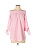 Neiman Marcus Pink Short Sleeve Blouse Size XS - photo 1