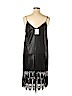 Topshop 100% Polyester Black Cocktail Dress Size 12 - photo 2