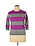 J. Crew Factory Store 100% Merino Wool Purple Wool Pullover Sweater Size XL - photo 1