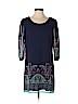 Sequin Hearts Blue Casual Dress Size S - photo 1