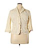 J.jill 100% Cotton Ivory Jacket Size 14 - photo 1