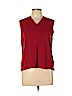 Eileen Fisher Red Sweater Vest Size L - photo 1