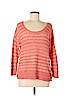 Lucky Brand 100% Cotton Pink Pullover Sweater Size M - photo 1