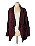 Caslon 100% Cotton Burgundy Cardigan Size XL - photo 1