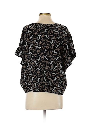 Joie Short Sleeve Silk Top (view 2)