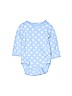 Baby Gap 100% Cotton Blue Long Sleeve Onesie Size 0-3 mo - photo 1