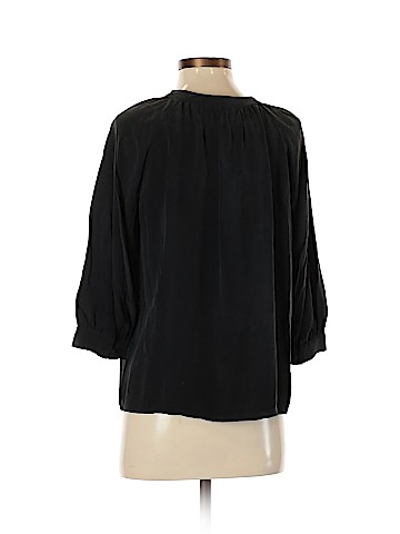 Joie Long Sleeve Silk Top (view 2)