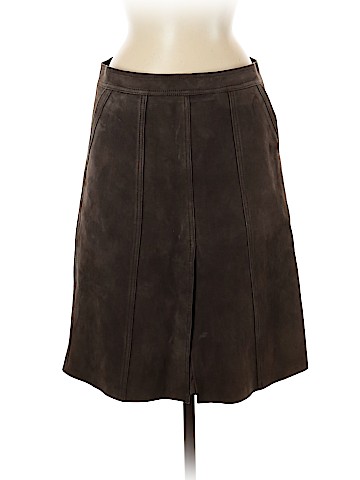 Theory Leather Skirt (view 1)