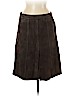 Theory 100% Leather Brown Leather Skirt Size 8 - photo 1