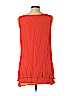AB Studio 100% Rayon Orange Sleeveless Blouse Size XL - photo 2