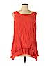AB Studio 100% Rayon Orange Sleeveless Blouse Size XL - photo 1