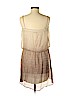 Chelsea Flower 100% Silk Tan Casual Dress Size M - photo 2