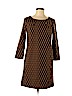 Vivienne Vivienne Tam Brown Casual Dress Size 4 - photo 1