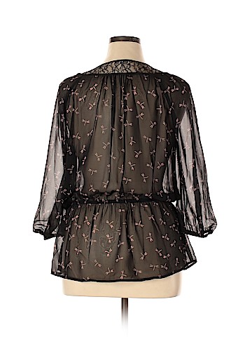 Blue Rain 3/4 Sleeve Blouse (view 2)