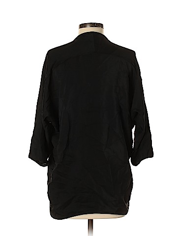 Vince. 3/4 Sleeve Silk Top (view 2)