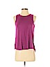 Ann Taylor LOFT 100% Polyester Purple Sleeveless Blouse Size S (petite) - photo 1