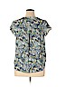 Papermoon 100% Polyester Blue Short Sleeve Blouse Size XL - photo 2