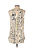 Waverly Grey 100% Silk Ivory Sleeveless Silk Top Size S - photo 2
