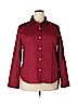Gap 100% Cotton Red Long Sleeve Button-Down Shirt Size XXL - photo 1