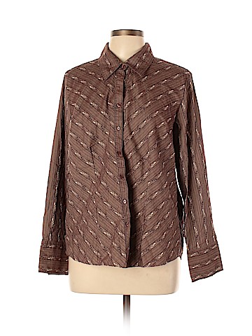 Lane Bryant Long Sleeve Button-Down Shirt (view 1)