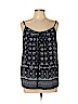 Ann Taylor LOFT Outlet 100% Polyester Blue Sleeveless Blouse Size L - photo 1