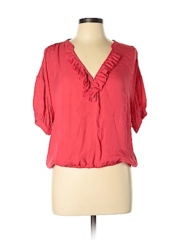 Joie Short Sleeve Silk Top (view 1)