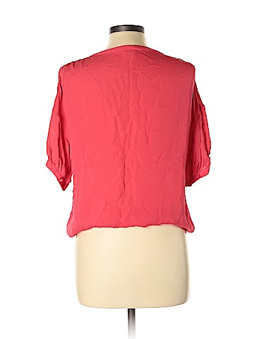 Joie Short Sleeve Silk Top (view 2)
