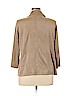 Covington 100% Polyester Tan Cardigan Size 1X - photo 2