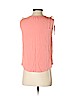 Ann Taylor LOFT Outlet 100% Rayon Pink Sleeveless Top Size S (petite) - photo 2